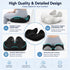 Tailbone CXC Memory Foam Seat Cushions for Office Chair Pressure Relief Seat Cushion for Desk Chair, Car, Wheelchair