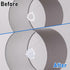 QfwdfcTrenz 6Pcs E27 3/7" Lamp Shade Adapter Ring, White Lamp Shade Adapter to Lampshade Reducer Rings Light Shades