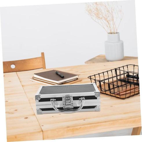 4pcs Gadpiparty Travel Tool Box Portable Metal Storage Case for Tools Gadgets and Small Items for Travel Use Stylish