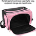 PABVZS Hairdressing Tool Carrying Bag Travel Storage Case Bag with Shoulder Strap Portable Barber Toolkit Storage Bag
