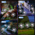 HPUFKOT Garden,2 Pack 200 8 (Colorama-2Pack) Solar Garden Lights Outdoor,Waterproof LED Twinkling Firework Lights