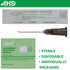 Sterile Disposable Injection Needle with Cap for Animal, Pet, Poultry, and Industrial Dispensing (22G X 3/4)