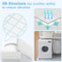8PCS, SEISSO Anti Vibration Pads, Anti Walk & Anti Shaking Washer Vibration Pads, Noise Reducing Anti Vibration Mat