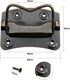 uxcell 87mmx67mm Iron Spray-Paint Drawer Box Chest Ring Pulls Handle Bronze Tone, 2Pcs by uxcell
