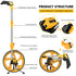 Zozen Distance Measuring Wheel, Collapsible Measure Wheel in Feet and Inches, Includes Backpack and Tape Measure