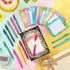 Yeaqee 12 Set Employee Appreciation Gifts, Empowering Sticky Notepads, Pens, Ribbons for Students Colleague Office