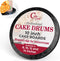 Cakebon Cake Boards - Sturdy 1/2 Thick Drums, 10 Inch Professional Fully Wrapped Edges, Black 3-Pack