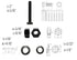LBY 9 Sets 5/16-18×2'' Hex Head Screws Bolts(Fully Threaded), Nuts(Heavyd), Flat & Lock Washers Kit, Alloy Steel (Black)