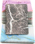 Yansanido Spiral Notebook – 8 Pcs A5 Marble Design, Thick Hardcover, 80 Sheets, 160 Pages, College Ruled Journals