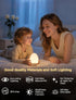 256 Egg Light for Nursery, RGB Baby Night Light, Rechargeable Night Light for Kids, Portable Small Cordless Bedside