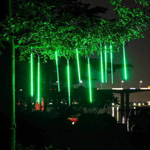 Roytong 10 12 Inch 360 High Brightness Tube LED Meteor Shower Rain Lights Cascading Falling Rain Outdoor Light