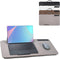Lap Desk for Laptops up to 16“ with Tablet Slot and Built-in Cushion, Great for Home & Office (Gray, Large)
