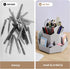 INSTOME Desktop Organizer with 360° Rotating Pen Holder, 9 Compartments, Makeup Brush Holders - Multifunctional Office