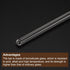 MECCANIXITY 3.3 Borosilicate Glass Stir Rod, 9.84" Length, 6mm Dia Mixing Tools, 3Pcs for Lab Kitchen Science