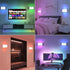 Hirzsjoy 16 Dimmable 6000mAh Battery Operated Wall Sconce, Wireless Wall Lights with Remote, Colors Wall Sconces LED