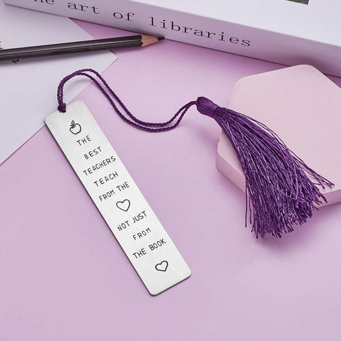 Teacher Bookmark Gifts for Appreciation, Thank You Gifts from Student, Special Teacher Gift