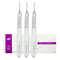 Scalpel Handle No.3 Set of 3 Pcs Stainless Steel Crafting Handle No.3 for Wood Art, Card Making, Sculpting