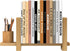 YUELGUANG Adjustable Table Top Bookshelf Wooden Desktop Bookshelf Retro Mini Book Shelf Organizer