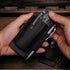 VIPERADE PJ33 Leather Knife Sheaths for Belt, Pocket Knife Holster, Horizontal Leather Knife Holder