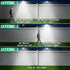 3 Settings, IP65 1 Pack Clip On Solar Light Outdoor, Motion Sensor Security Light, USB Charging and Solar Powered Fence