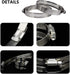 Hose Clamp, 25 Pack Stainless Steel Worm Gear Fuel Line Hose Clamps, 10-16mm (3/8-5/8 inch)