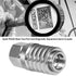 PD242 Series PD Steel Test Port and Diagnostic Equipment Quick Coupler with Female Pipe Thread, 1/8" Body Size, 1/4"-18 NPTF Thread Size, 2.12" Length (Heavy Duty)…