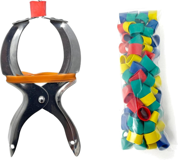AirFly Crab and Lobster Claw Bands - Size 1" x 0.5" - FDA-Compliant