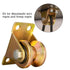 2 Pack 31mm Small Pulley Wheel Galvanized for Rope, Ball Bearing Inside for Light Lifting, Clothesline, Winch