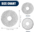 8 Pack Mop Pads Compatible with Dreametech L10s Ultra L10 Ultra L20 Ultra X20 Pro Robot Vacuum