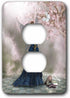 3dRose lsp_172916_6 Fairy Hold a Butterfly in Her Hand on a Fantasy Landscape Light Switch Cover by 3dRose