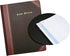 Log Book Adams, 8.13 x 10.38 Inches, Black Covers with Maroon Spine, 150 Pages (ARB810L15)