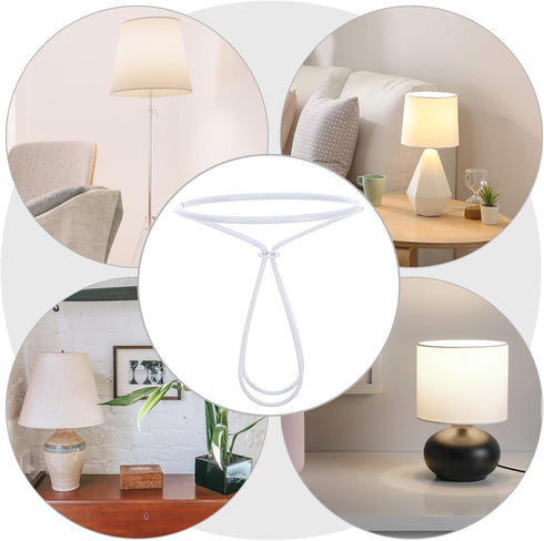 Bulbs Bulbs 3.54X3.14X3.14 Inch ARTIBETTER Clip on Lampshade Frame Adapter Cone-Shaped Lamp Shade Holder for Light Easy