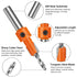Lytool Countersink Drill Bit Set,5Pcs Counter Sink Bits for Wood,Tapered Drill Bits for Woodworking,Round Shank,Allen Wrench, Wood Screw Counter Sinker Drill Bits with Depth Stop,Pilot Screw Hole Set