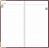 Letts of London Classic Slim Week to View Planner, Burgundy, 8.63-inch Length, Monthly Planners