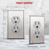 ENERLITES Elite Series Duplex Receptacle with Stainless Steel Wall Plate, Tamper-Resistant Outlet, 15A 125V