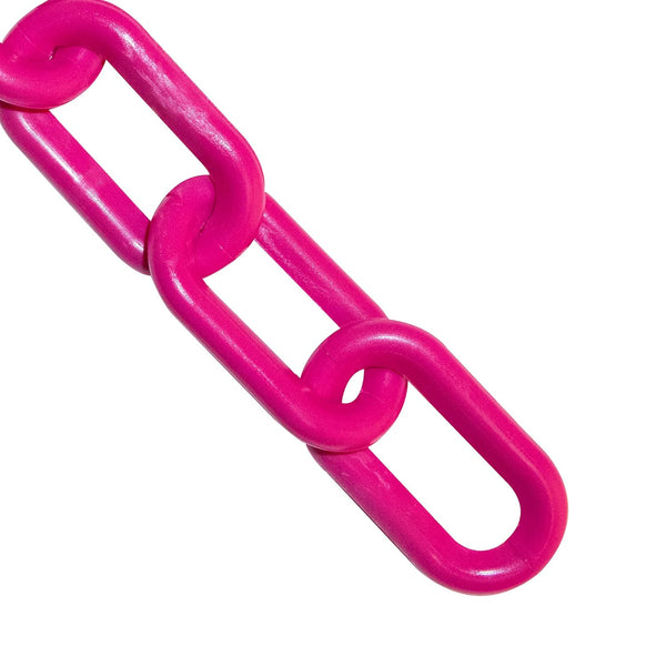 Mr. Chain Plastic Barrier Chain, Safety Pink, 3/4-Inch Link, 50-Foot Length