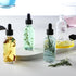 AOZITA Set of 4 Clear Eye Dropper Bottles 1 oz with Stainless Steel Funnels & Labels