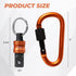 Swozzto 1/2" 5PCS Set,Heavy-Duty Toolbox,Drive Socket Holder Keychain Quick-Release Organizer with Locking Clip,Impact