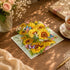 ETApopupcard 3D F64 Sunflower Pop Up Card Bright Floral Bouquet Greeting Card with Butterflies | Handmade Thank You