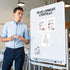 Small Magnetic Whiteboard for Fridge, 5.5x8 in - Dry Erase Board for Refrigerator, Grocery Shopping List