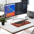 FekiLoot Bacon Pattern Desk Pad Large Office Desk Mat Waterproof Writing Mouse Pad Non-Slip Rubber Mousepad Computer
