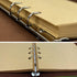 Leather Writing Journal Notebook,Classic Spiral Bound Notebook Refillable Diary Sketchbook Gifts with Unlined Travel Journals to Write in for Girls and Boys(Leaves,A5/Light Green) by Wei Long