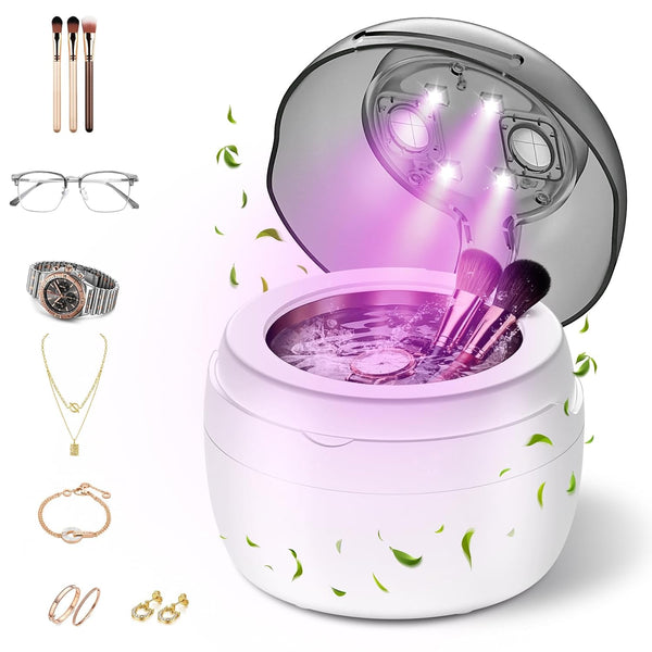 Yaofafa Ultrasonic Jewelry Cleaner | 45KHz Ultrasonic Cleaner Machine with 4 Modes &