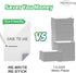 Dry Erase Sticky Note Pads, 3x5" 24pcs Reusable Small White Board Stickers for Office, School Supplies, Eco Friendly