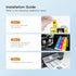 E-Z Ink Remanufactured Ink Cartridge Replacement Combo Pack for Epson 78 T078, 7 Pack for Artisan 50, R260, R280, R380