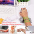 Small Cute Cartoon Mouse Pad with Ergonomic Wrist Rest Support, Comfortable for PC and Laptop