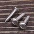 #6 x 3/4" Phillips Truss Head Wood Screw, Self Tapping Sheet Metal Tek Screw, 18-8 Stainless Steel 304, 100 PCS