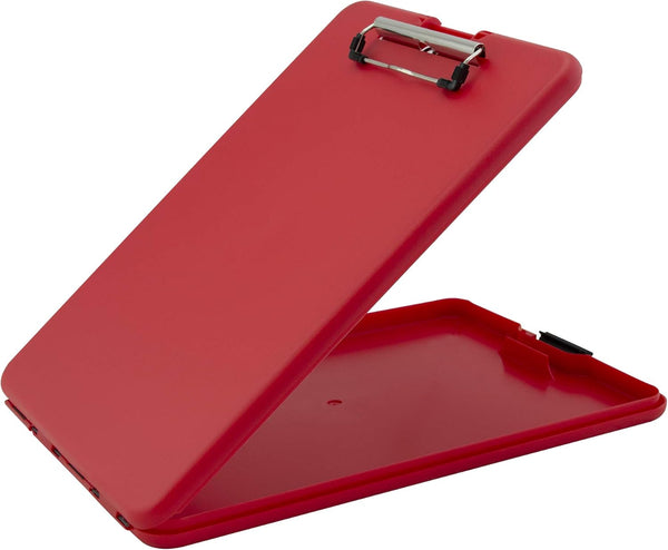 Saunders Slimmate Letter Size Storage Clipboard, Red Polypropylene