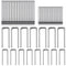 Jetec 40 Pieces Plantation Shutter Repair Kit Replacement Louvers Staples Window Blind Tilt