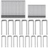 Jetec 40 Pieces Plantation Shutter Repair Kit Replacement Louvers Staples Window Blind Tilt
